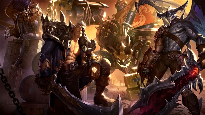 Sea Hunter Aatrox from League of Legends 4K