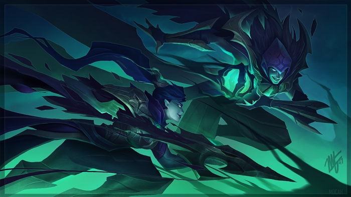 Soulstealer Vayne and Vladimir from League of Legends 4K