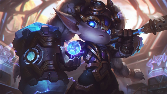 Hextech Poppy from League of Legends 4K