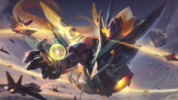 Mecha Aurelion Sol from League of Legends 4K