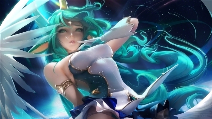 Star Guardian Soraka from League of Legends 4K