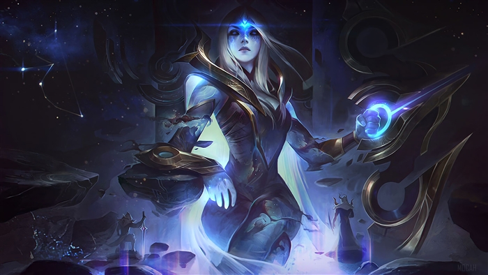 Cosmic Queen Ashe from League of Legends 4K