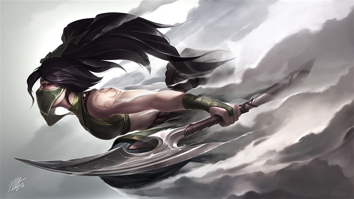 Akali from League of Legends 4K