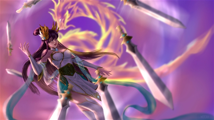 Divine Sword Irelia from League of Legends 4K