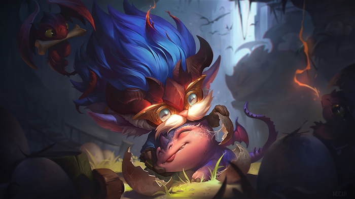 Dragon Trainer Heimerdinger from League of Legends 4K