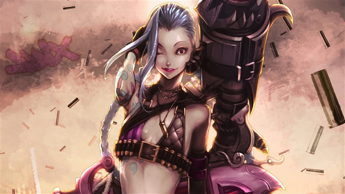 Jinx from League of Legends 4K