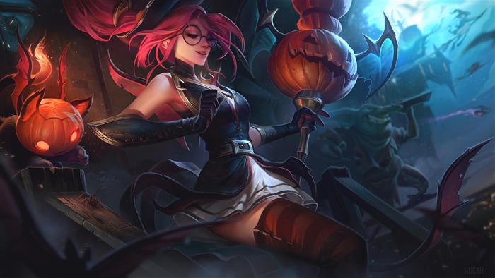Bewitching Janna from League of Legends 4K