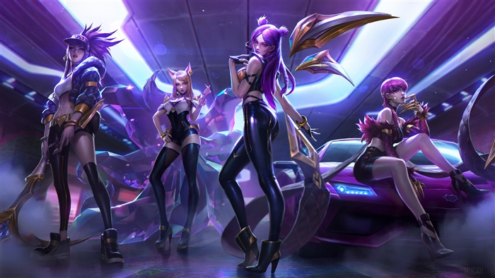 K/DA League of Legends 4K Character Art