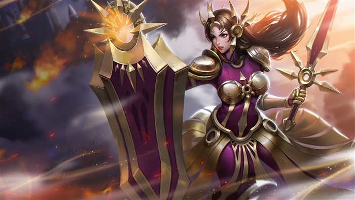 Leona from League of Legends 4K