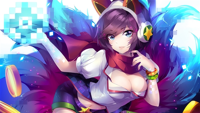 Arcade Ahri from League of Legends 4K