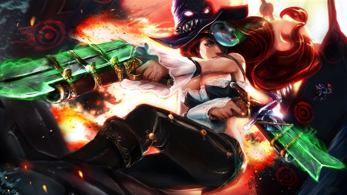 Miss Fortune from League of Legends with Hextech Gunblade 4K
