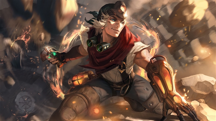 Explorer Ezreal from League of Legends 4K