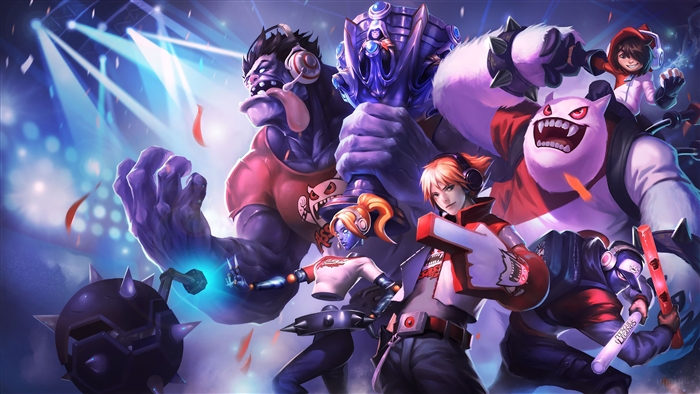 TPA Ezreal and team from League of Legends 4K