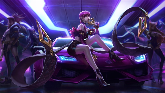K/DA Evelynn from League of Legends 4K
