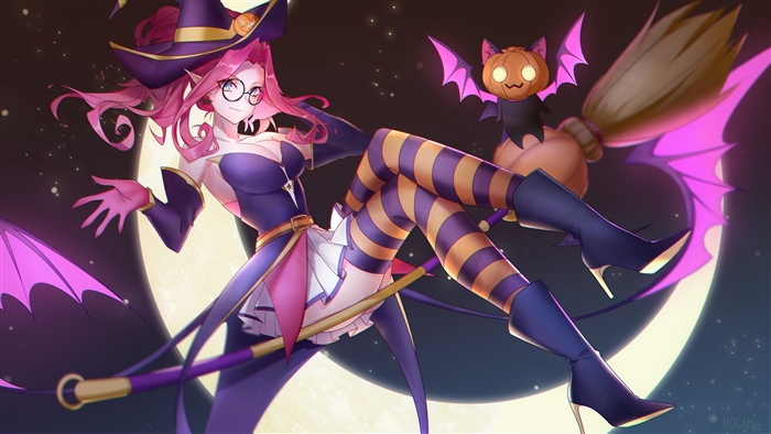 Bewitching Janna from League of Legends 4K