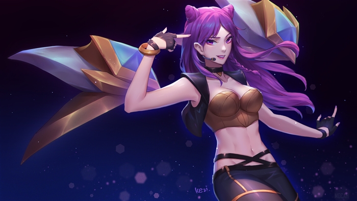K/DA Kai'Sa from League of Legends 4K