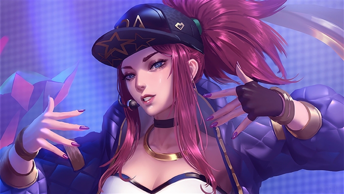 K/DA Akali from League of Legends 4K