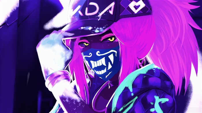 K/DA Akali from League of Legends 4K