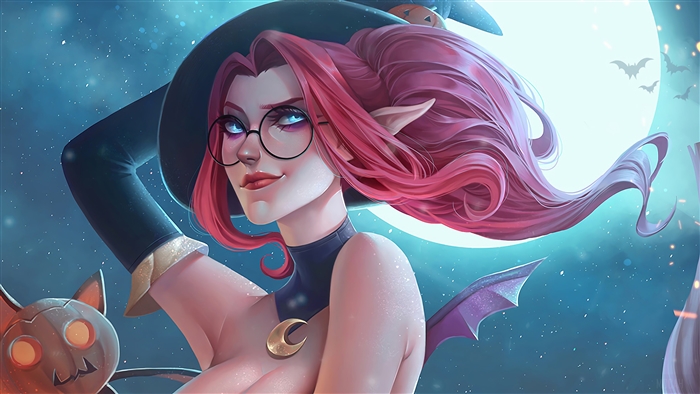 Bewitching Janna from League of Legends 4K