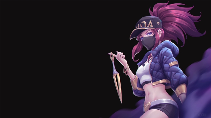 K/DA Akali from League of Legends 4K