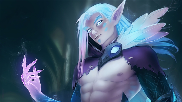 Death Sworn Rakan from League of Legends 4K