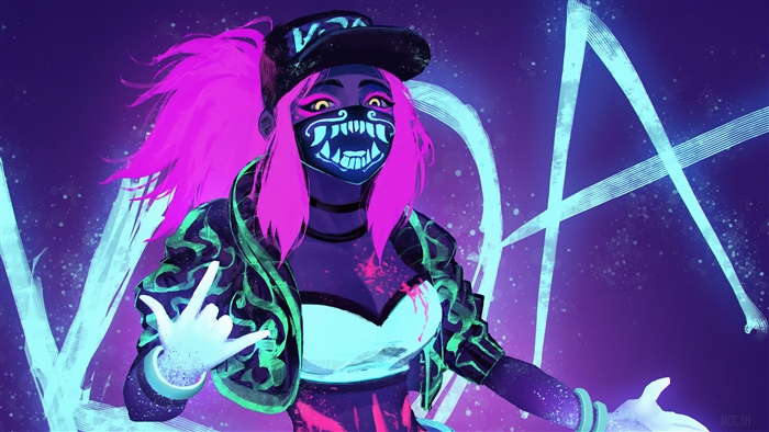 K/DA Akali from League of Legends 4K