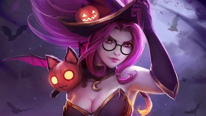 Bewitching Janna from League of Legends 4K
