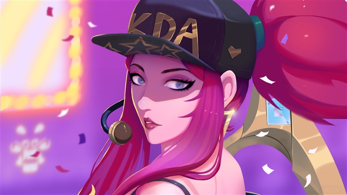 K/DA Akali from League of Legends 4K
