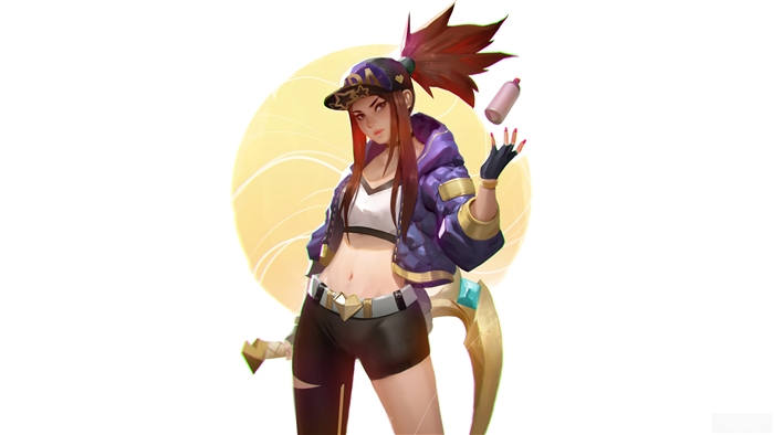K/DA Akali from League of Legends 4K
