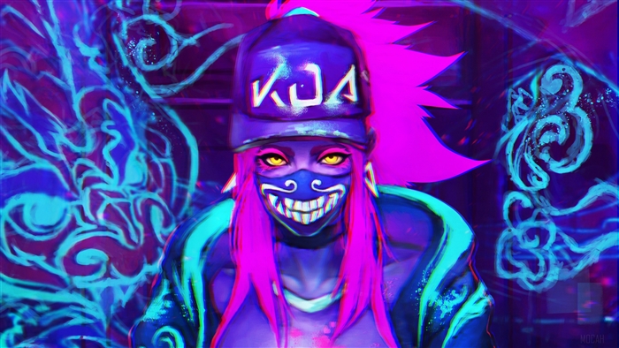 Akali from League of Legends K/DA 4K