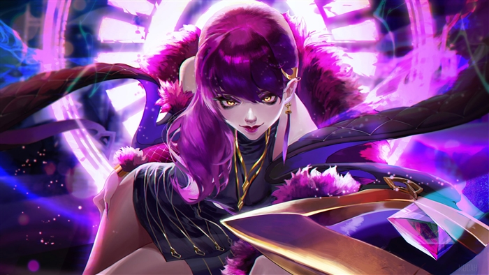 K/DA Evelynn from League of Legends 4K