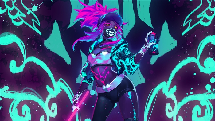K/DA Akali from League of Legends 4K