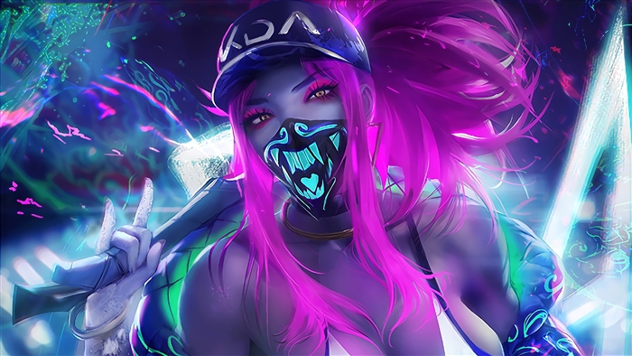 K/DA Akali from League of Legends 4K