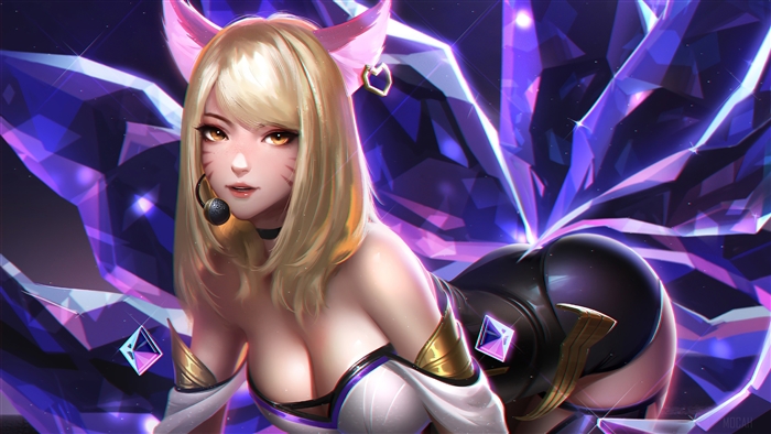 Ahri from League of Legends K/DA POP/STAR 4K