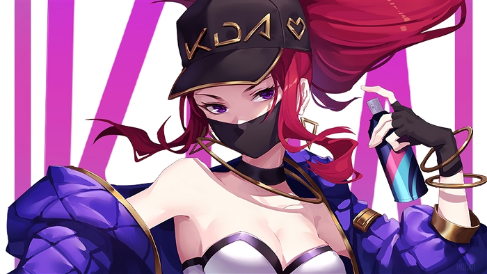Akali from K/DA League of Legends 4K