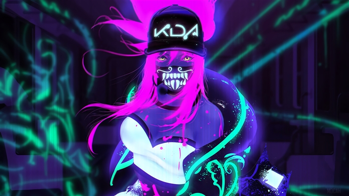 Akali from K/DA League of Legends 4K