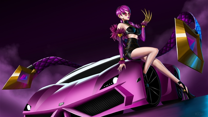 K/DA Evelynn from League of Legends 4K