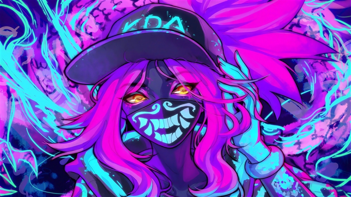 K/DA Akali from League of Legends 4K