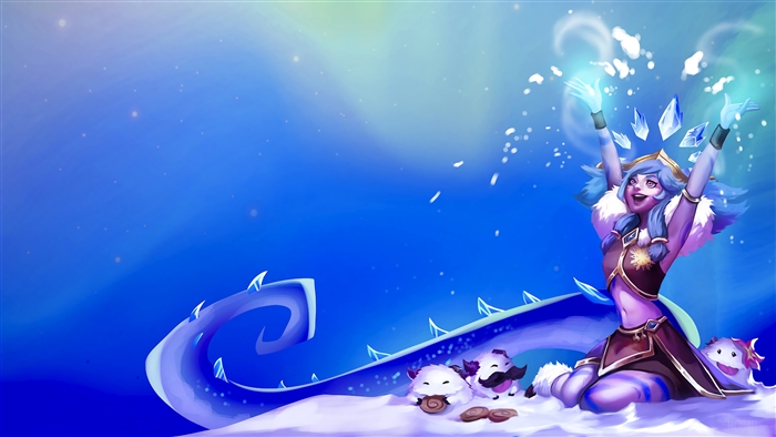 Winter Wonder Neeko from League of Legends 4K