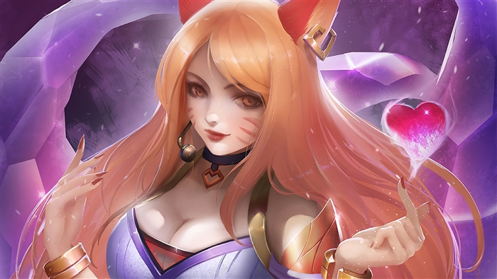 Ahri from League of Legends K/DA 4K