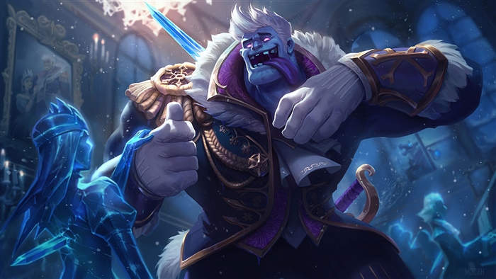 Frozen Prince Mundo from League of Legends 4K