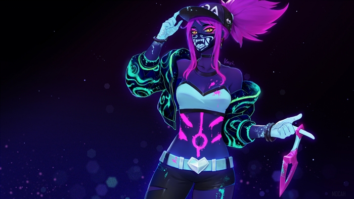 K/DA Akali from League of Legends 4K