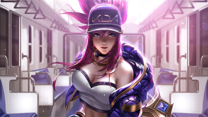 K/DA Akali from League of Legends 4K