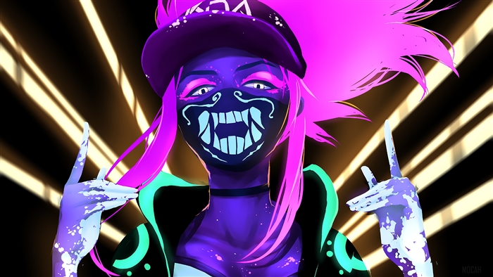 K/DA Akali from League of Legends 4K