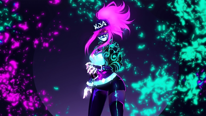 K/DA Akali from League of Legends 4K