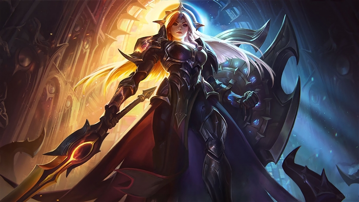Solar Lunar Eclipse Leona from League of Legends 4K