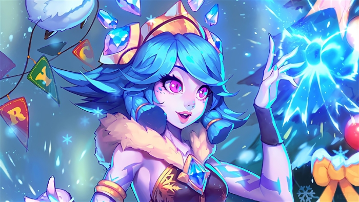 Winter Wonder Neeko from League of Legends 4K