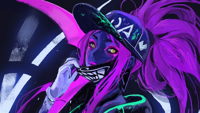 K/DA Akali from League of Legends 4K