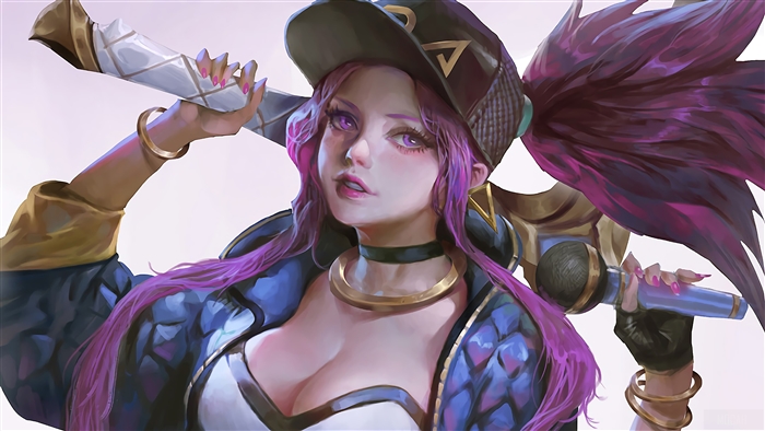 Akali K/DA Popstar from League of Legends 4K