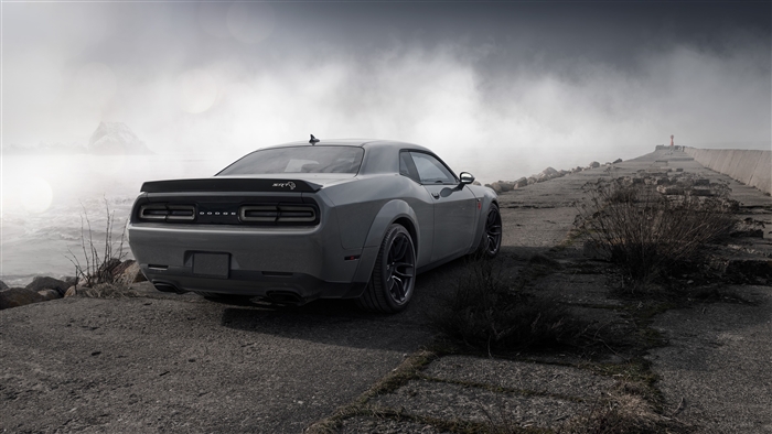 Dodge Challenger SRT Demon Rear 4K